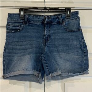 Maurices Dark Blue Jean Shorts